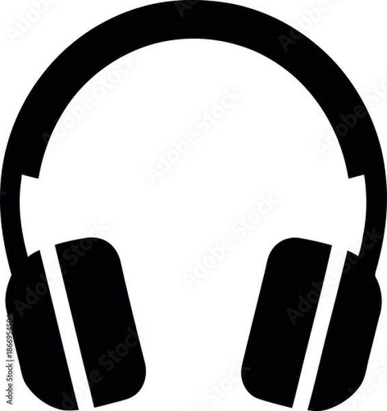 Obraz headphones icon vector illustration