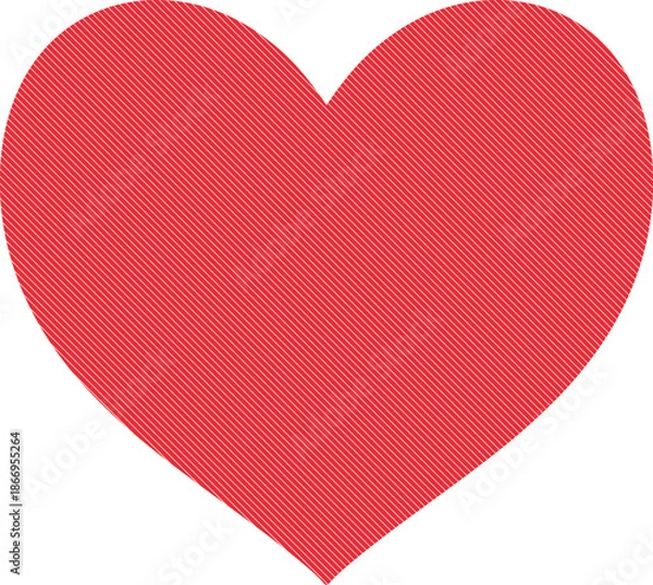 Obraz Scribble Heart Drawing Icon