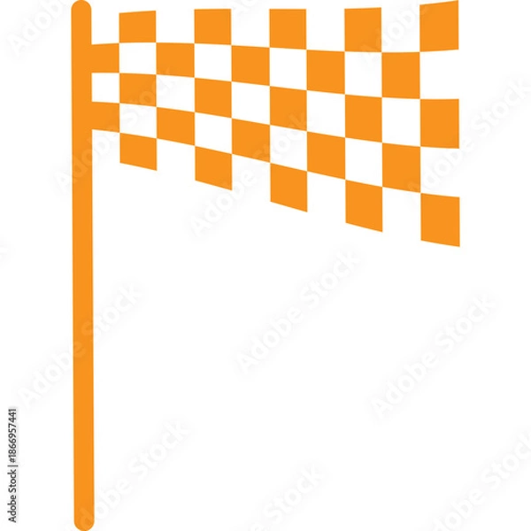 Obraz Racing Flag Illustration