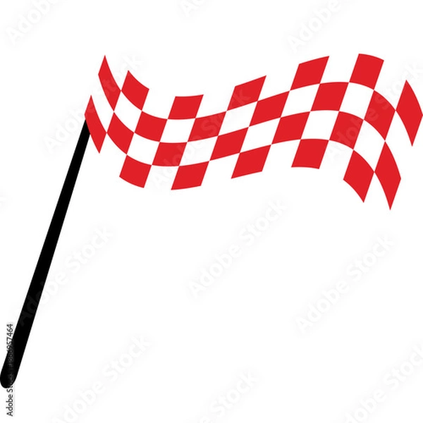 Obraz Racing Flag Illustration