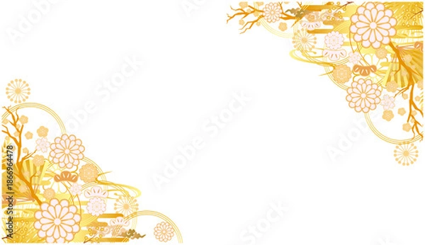 Obraz 正月和風背景