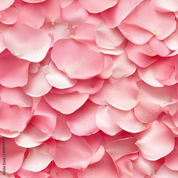 Obraz Seamless camellia petals texture background pattern