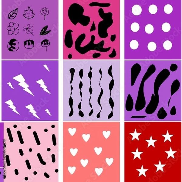 Obraz seamless pattern with hearts