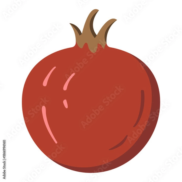 Obraz Vector Color Icon - Pomegranate
