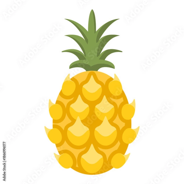Obraz Vector Color Flat Design Icon - Pineapple