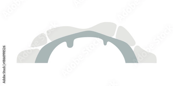 Obraz Abstract arch illustration