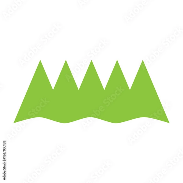 Obraz Vector graphic icon for Trees