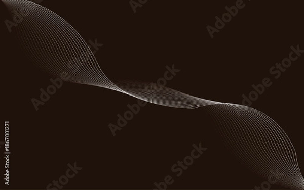 Obraz black and white abstract background. abstract wave background. 