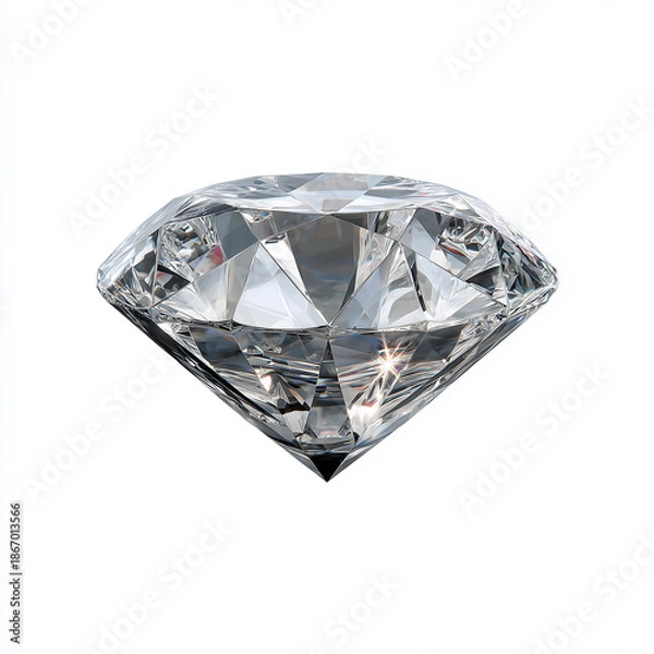 Obraz diamond on white