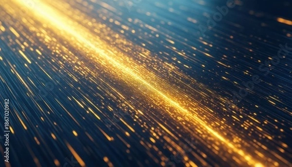 Obraz Abstract glowing streak background