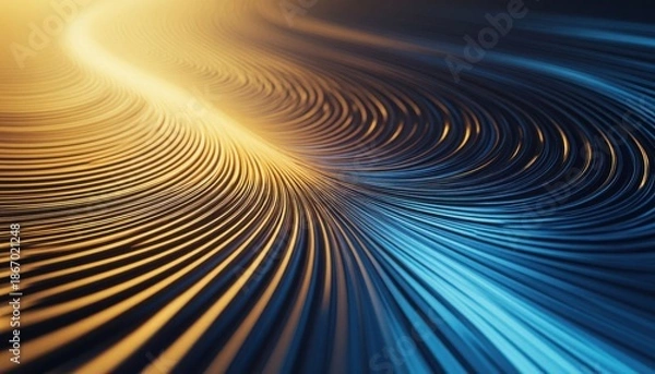 Obraz Abstract flowing line texture