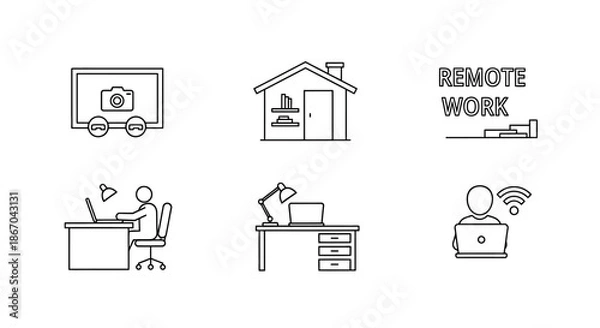 Obraz Minimal universal icon set