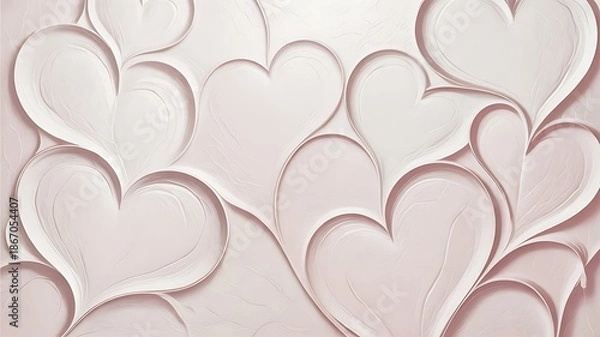 Obraz Light Valentine Texture Overlay Background