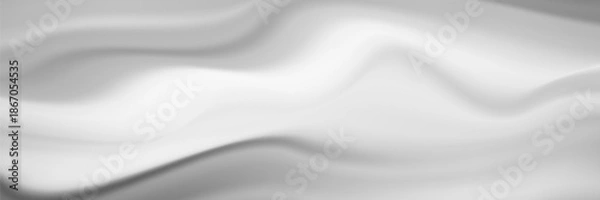 Obraz Blank white background with soft gradient texture. Vector ilustration