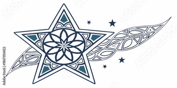 Obraz Celestial star design