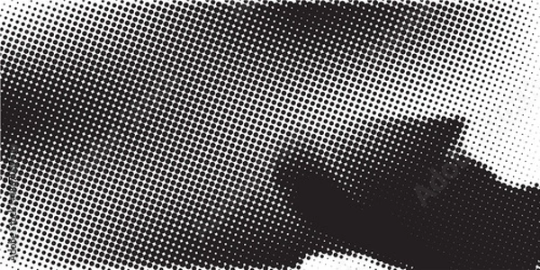 Obraz Halftone twisted grunge pattern design