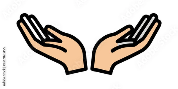 Fototapeta Hands reaching out