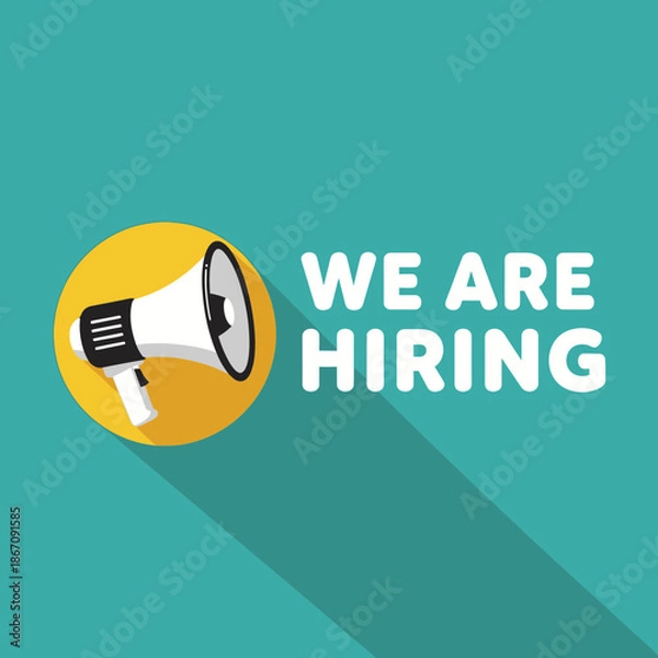 Obraz megaphone with loudspeaker