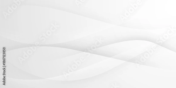 Obraz white abstract background modern vector illustration