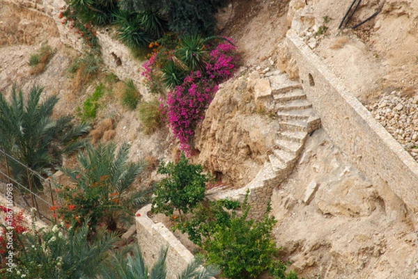 Obraz old stone staircase