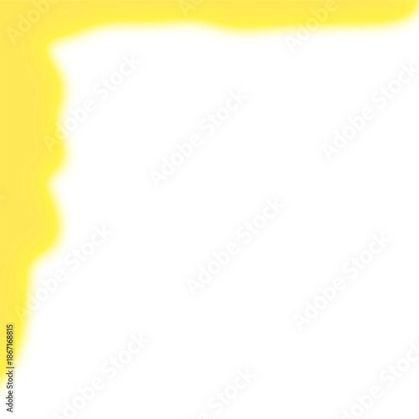 Fototapeta Golden Shadow Wave Border