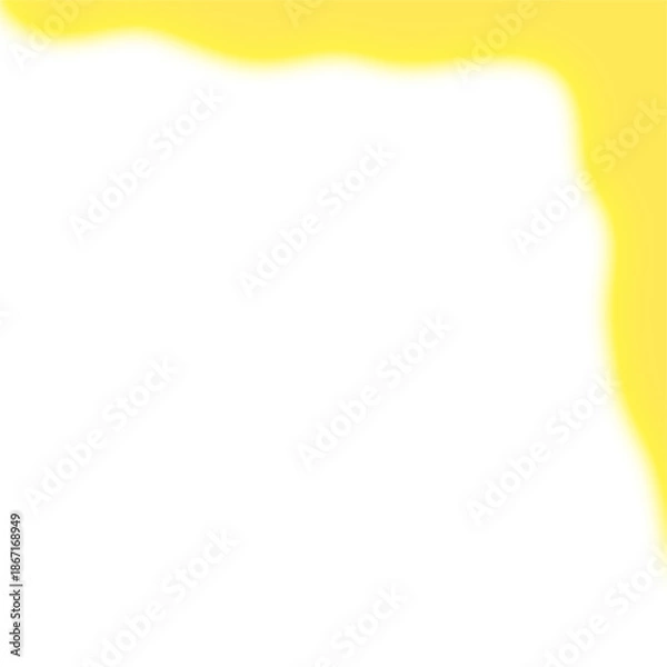 Fototapeta Golden Shadow Wave Border