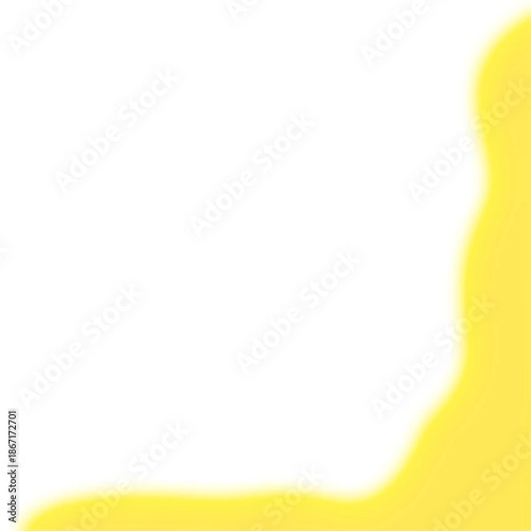 Fototapeta Golden Shadow Wave Border