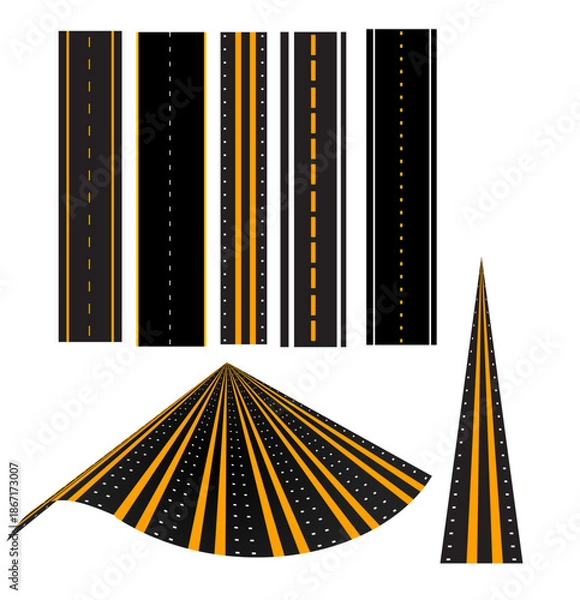 Fototapeta Road Design vector