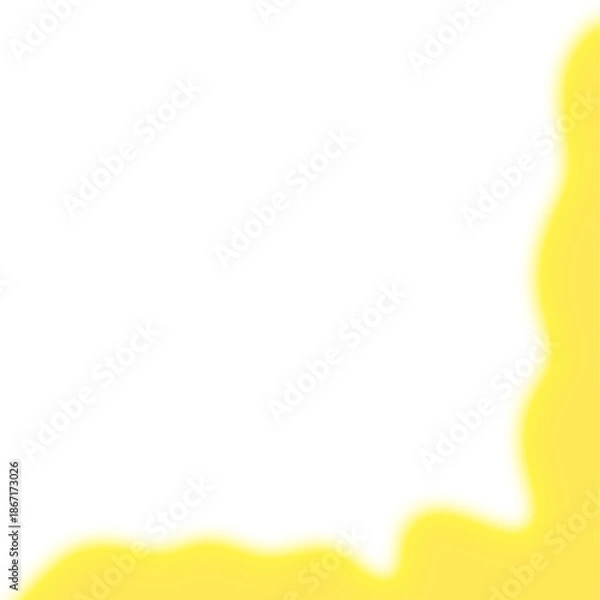 Fototapeta Golden Shadow Wave Border