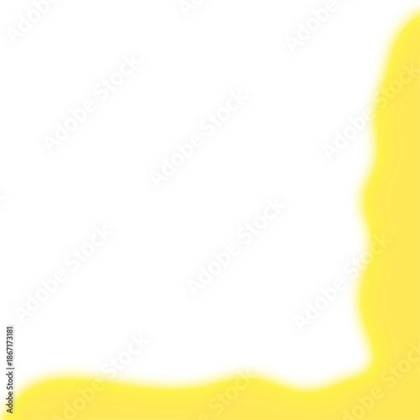 Fototapeta Golden Shadow Wave Border