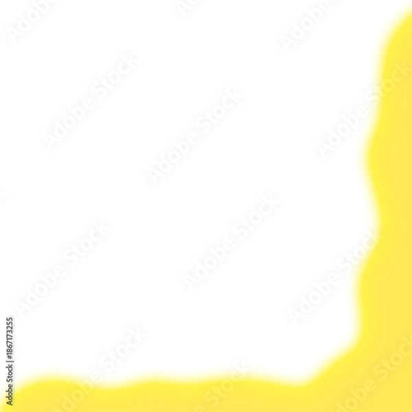 Fototapeta Golden Shadow Wave Border