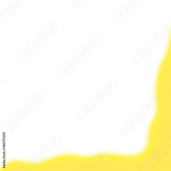 Fototapeta Golden Shadow Wave Border