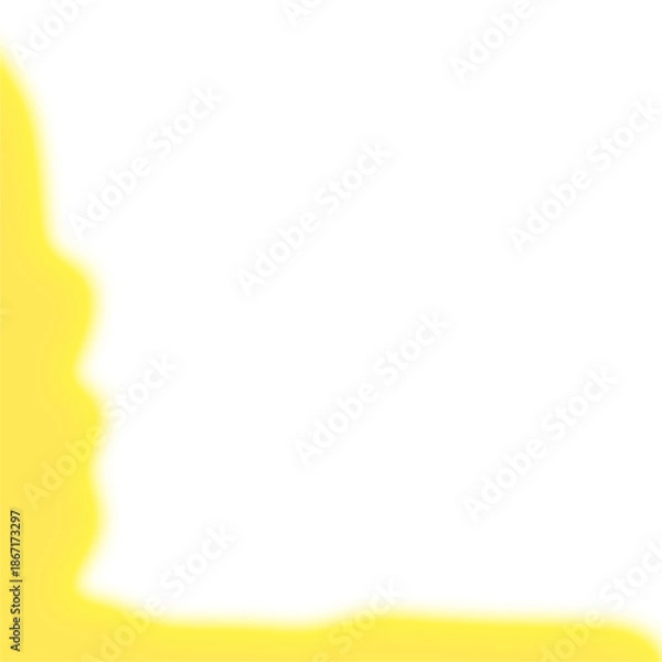 Fototapeta Golden Shadow Wave Border