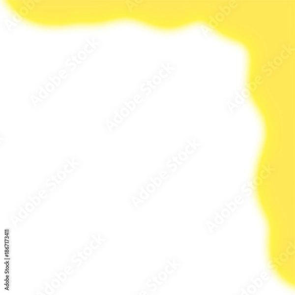 Fototapeta Golden Shadow Wave Border