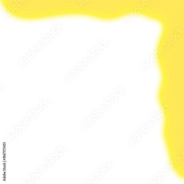 Fototapeta Golden Shadow Wave Border