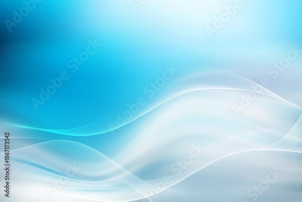 Fototapeta Blue Abstract Vector Background
