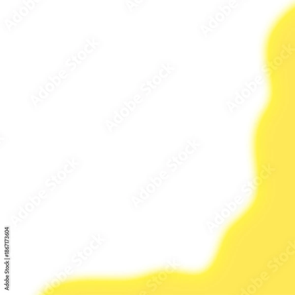 Fototapeta Golden Shadow Wave Border