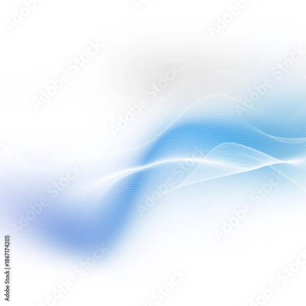 Fototapeta Blue Abstract Vector Background