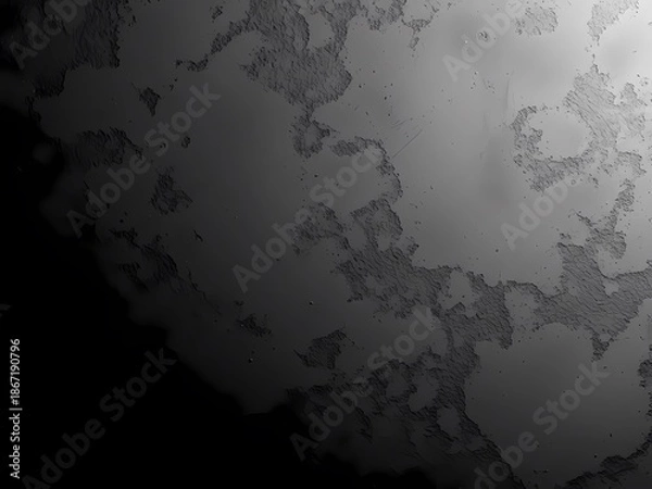 Obraz グレーの背景、抽象的なテクスチャ、かすれた質感