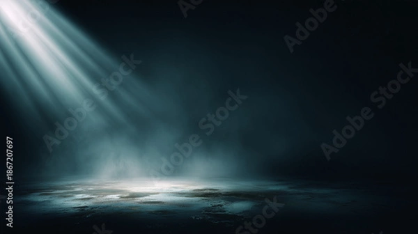 Obraz light on dark background