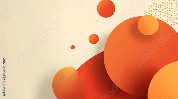 Obraz geometric abstract shapes background