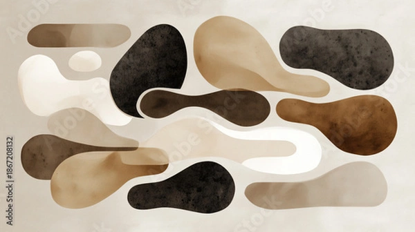 Obraz brown abstract background