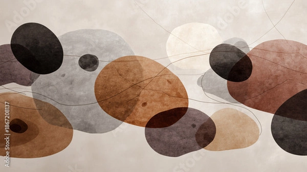 Obraz brown abstract background