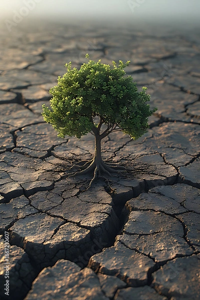 Obraz tree in the desert