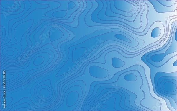 Obraz Abstract blue ocean waves forming a seamless water pattern background