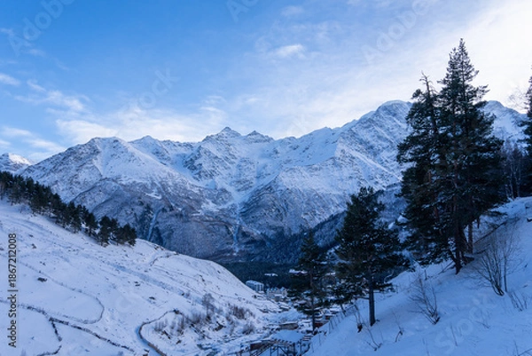 Obraz snow covered mountains