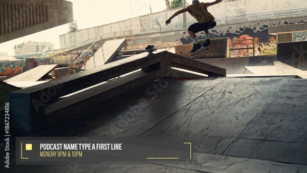 Fototapeta Lower Third V2 Overlay Broadcast Toolkit