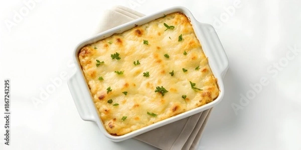 Obraz Potato Cheese Casserole Squares