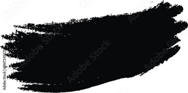 Fototapeta Grunge Hand Drawn Brush Stroke Texture Vector