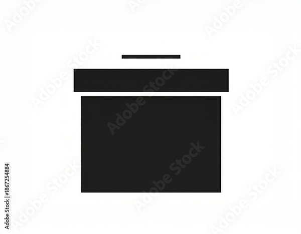 Obraz 投票箱　選挙　シルエット